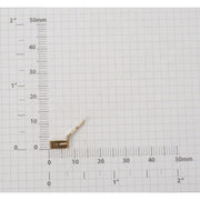 14KY & 18KY Tongue only for 3.5mm Closed Box Clasp - Otto Frei