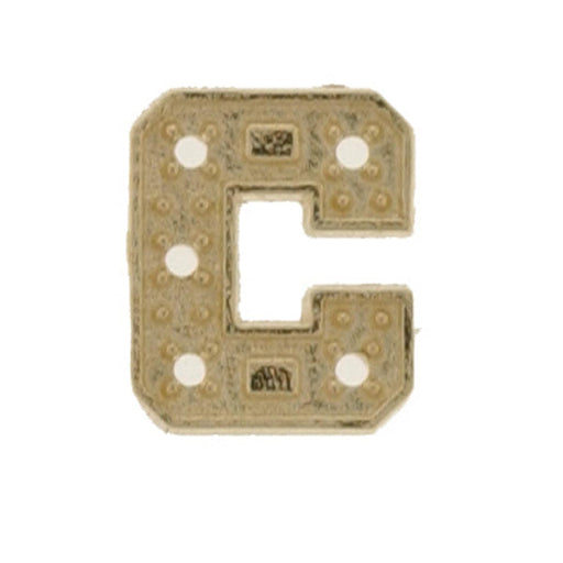 14KY Block Initial 8mm C For .01pt Stone - Otto Frei