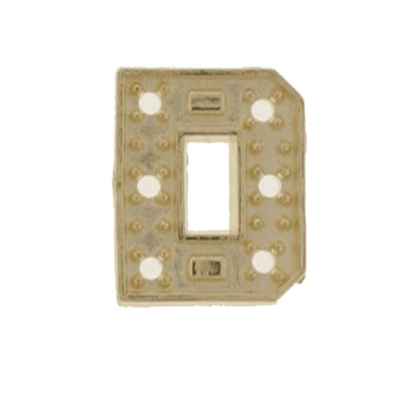 14KY Block Initial 8mm D For .01pt Stone - Otto Frei