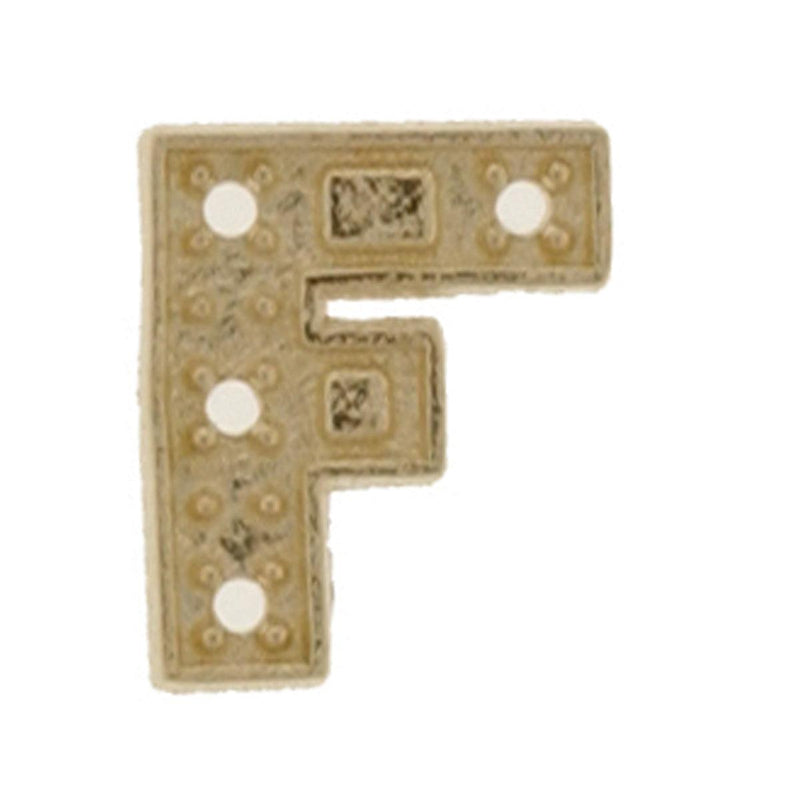 14KY Block Initial 8mm F For .01pt Stone - Otto Frei