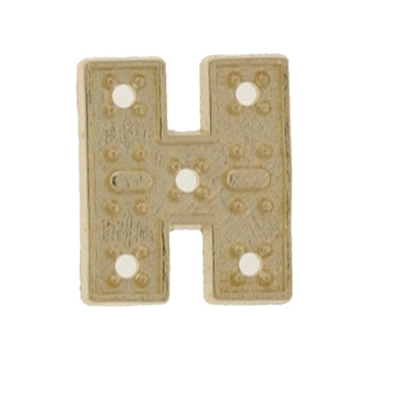 14KY Block Initial 8mm H For .01pt Stone - Otto Frei