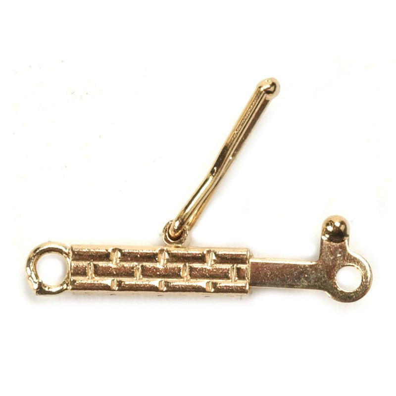 14KY Brick Design Box Clasp 2 mm - Otto Frei