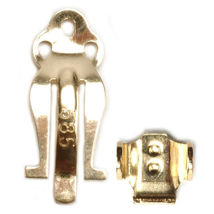 14KY Earring Clips - Standard Lever and Lug Set - Otto Frei