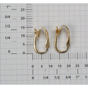 14KY Earring Clips with 3mm or 4mm Pads - Otto Frei