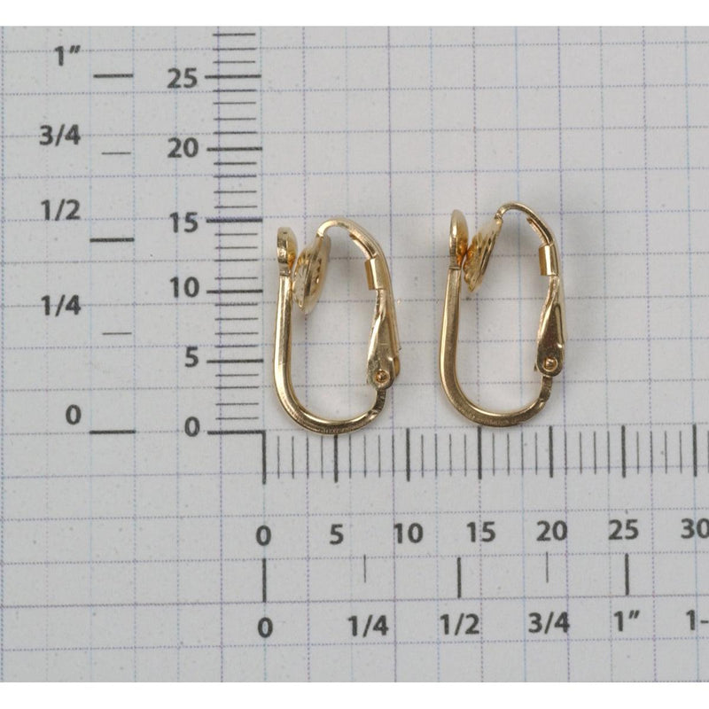 14KY Earring Clips with 3mm or 4mm Pads - Otto Frei