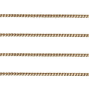 14KY Foxtail Chain 1.0mm Sold by the Inch - Otto Frei