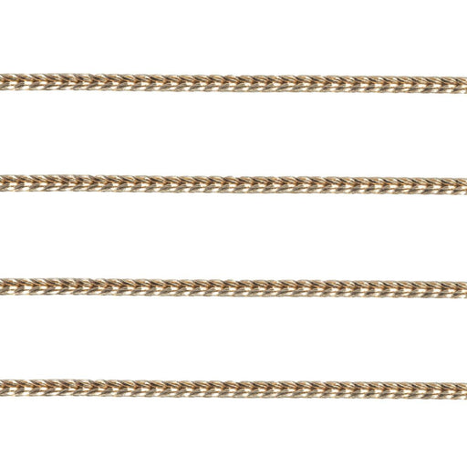 14KY Foxtail Chain 1.0mm Sold by the Inch - Otto Frei