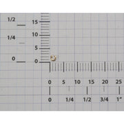 14KY Hoop Earrings Pinstem Small C Catch - Otto Frei