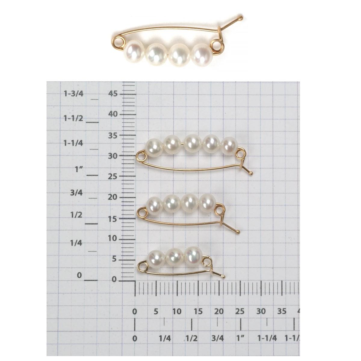 14K Gold Pearl Shortener with Freshwater Pearls | Otto Frei