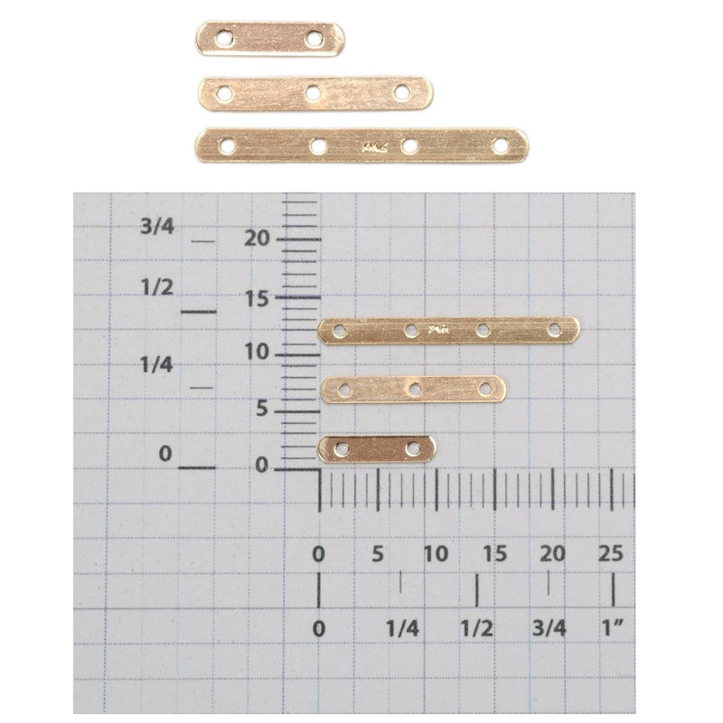 14KY Spacer Bar for 6 mm Pearls-2, 3 & 5-Row - Otto Frei