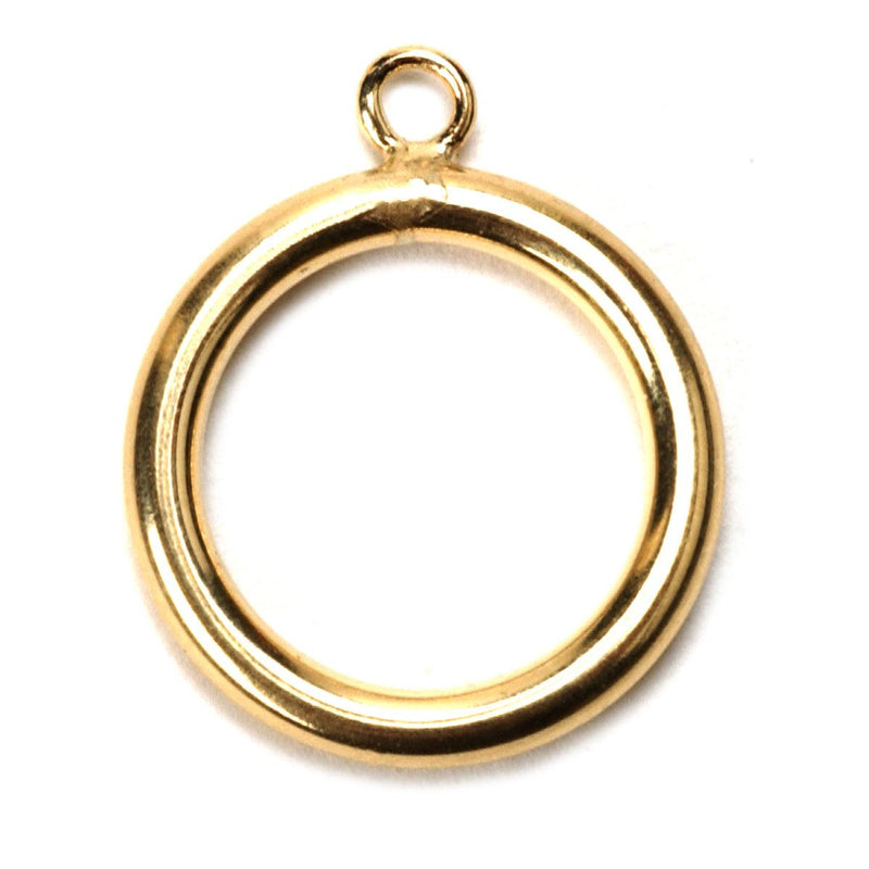 14KY Toggle Ring 15mm x 2mm - Otto Frei