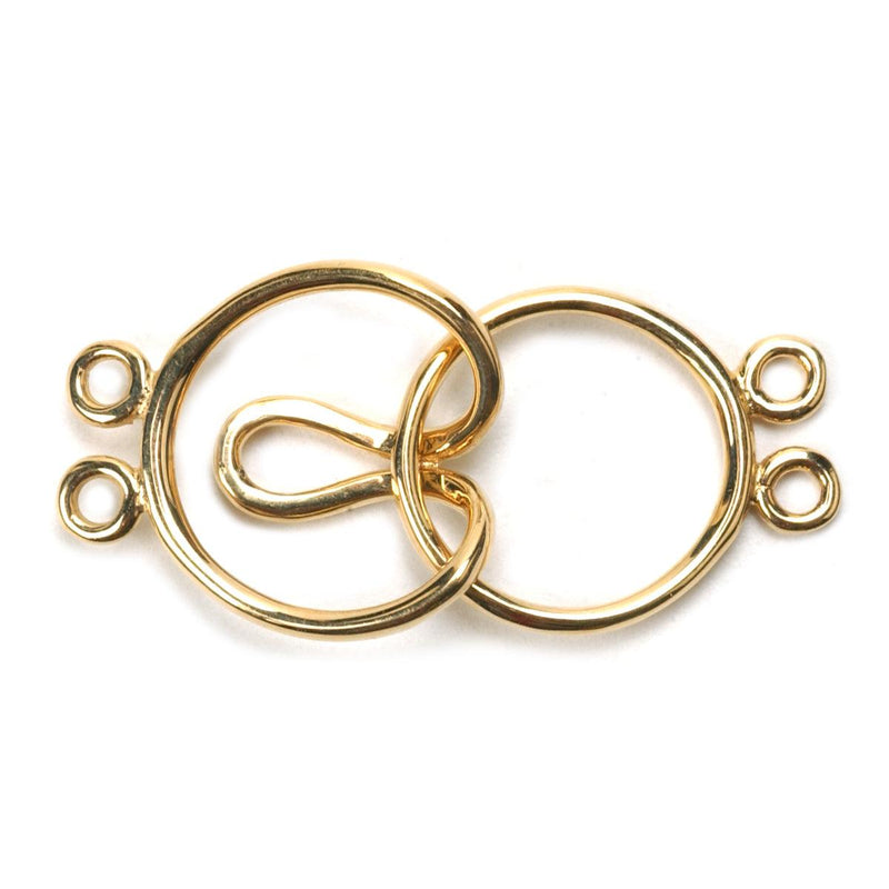 14KY Two-Row Interlock Wire Clasp - Otto Frei