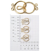 14KY Two-Row Interlock Wire Clasp - Otto Frei