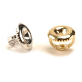 Gold & White Gold .041" Threaded Earring Backs – 6.4mm OD - 18K White