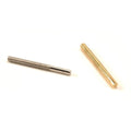 Gold, Platinum & Pink Gold Threaded Earring Posts .041" x .437" - Platinum