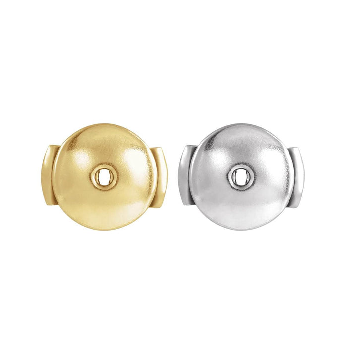 14KY,14KW,18KY,18KW & Platinum 6.1mm Guardian Positive Locking Earring —  Otto Frei