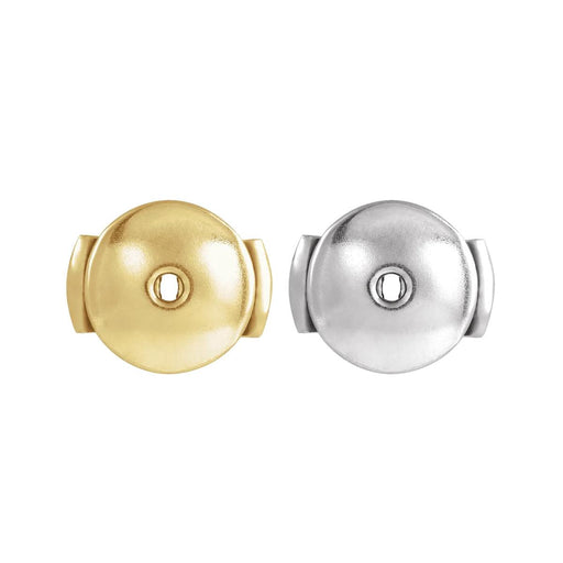 14KY,14KW,18KY & 18KW Guardian II Positive Locking 6.1mm Earring Backs  - Otto Frei