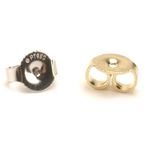 14KY,14KW,18KY & 18KW Heavy 6.3mm Friction Earring Backs - Otto Frei