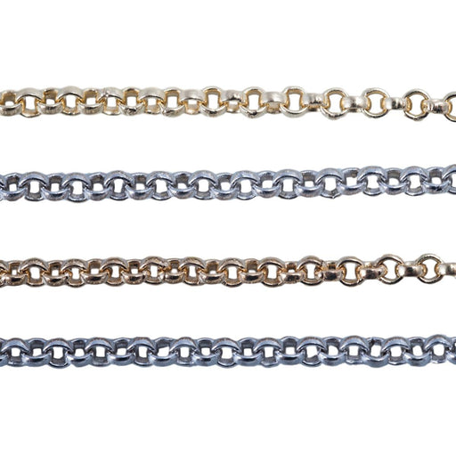 14KY,14KW,18KY & 18KW Rolo Chain 2.0mm Sold by the Inch - Otto Frei