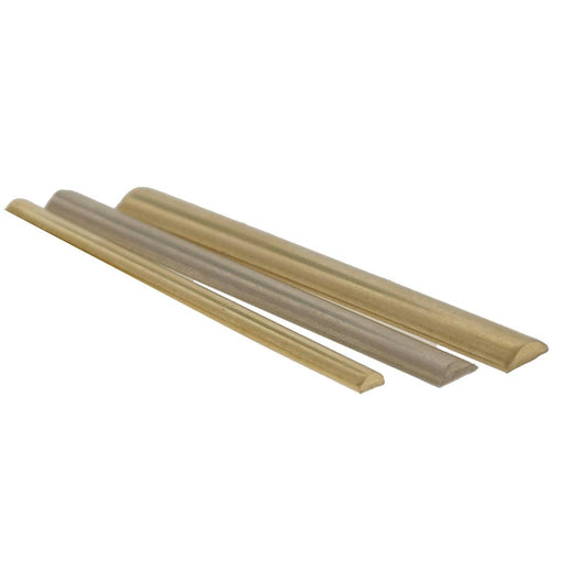 14KY,14KW,18KY & Platinum Half Round Ring Sizing Stock-Sold in 2" Lengths - Otto Frei