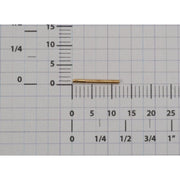 14KY,14KW,18KY & Platinum Threaded Earring Posts .041" x .437" - Otto Frei