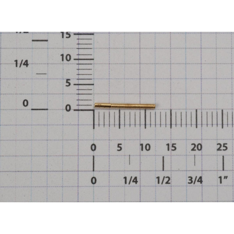 14KY,14KW,18KY & Platinum Threaded Earring Posts .041" x .437" - Otto Frei