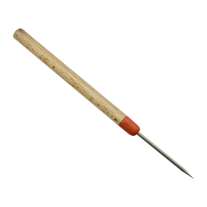 Titanium Solder Pick with Wood Handle Red