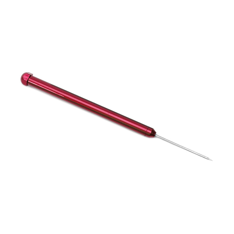 Deluxe Titanium Solder Pick with Red Aluminum Non-Roll Handle