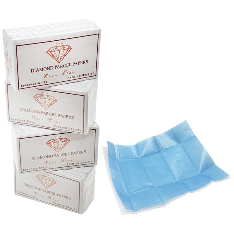 Diamond Parcel Papers-Euro Blue/Blue Packs of 100