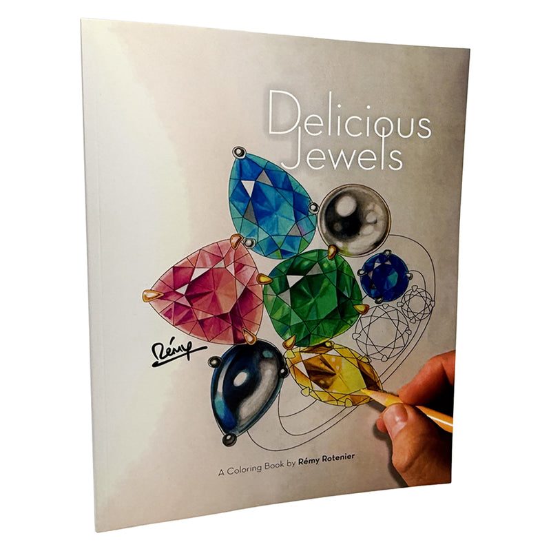 Delicious Jewels Coloring Book [Paperback] by Remy Rotenier