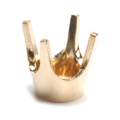 18KY Round Low Base 4-Prong Die Struck Settings