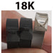 18K Bent Square Shank Hallmark Stamps-3 Sizes - Otto Frei
