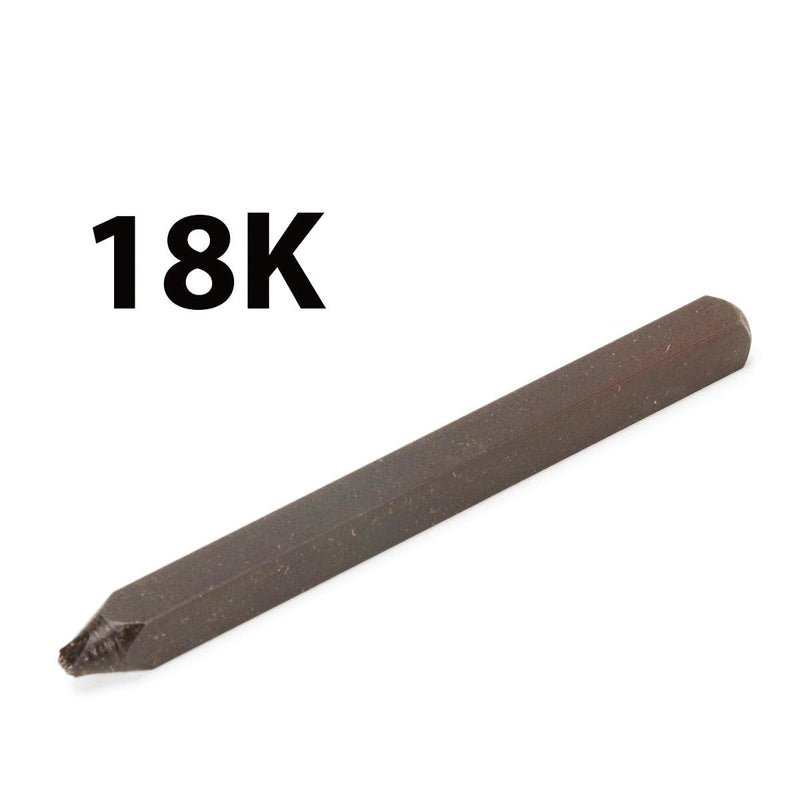 18K Straight Square Shank Hallmark Stamp 1/25" (1.00mm) Impression Height - Otto Frei