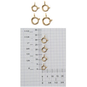 18KY Open Top Spring Rings - Otto Frei