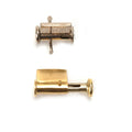 Gold Push/Pull Tube 6.5mm Boden-Schlitz-Sicherheitsfangriegel - 18K Gelb