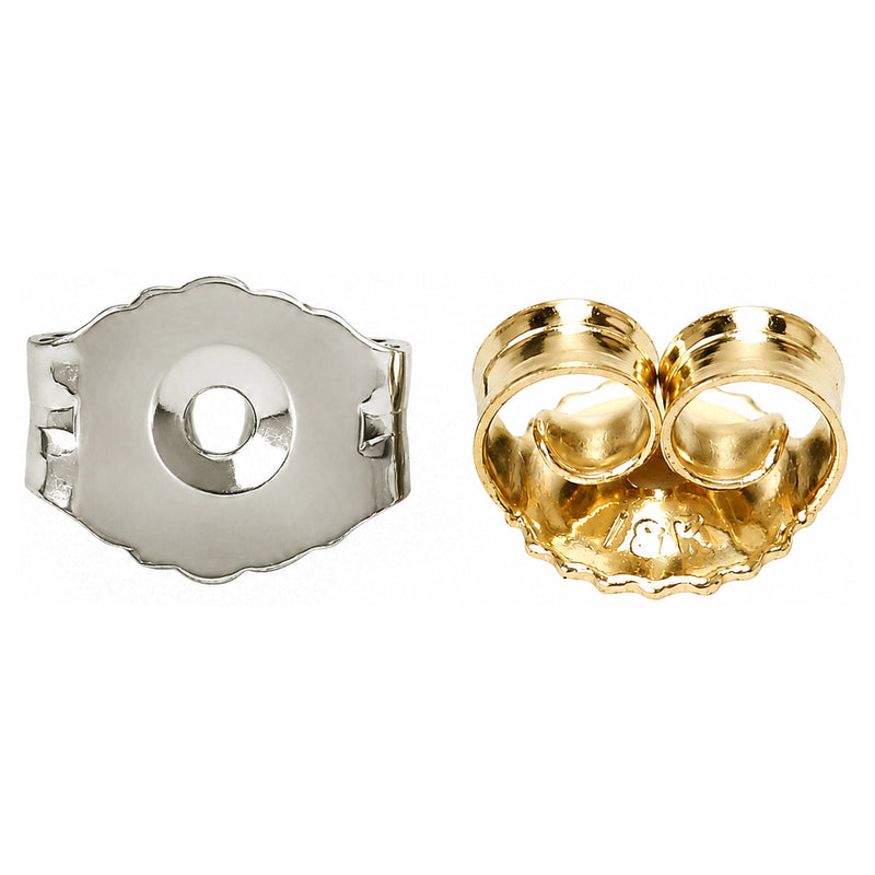 Embouts de boucles d’oreilles à friction standard de 5,8 mm en or, or rose et platine