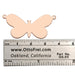 24 Gauge Butterfly 1-5/16" x 3/4'' Pack of 6 - Otto Frei
