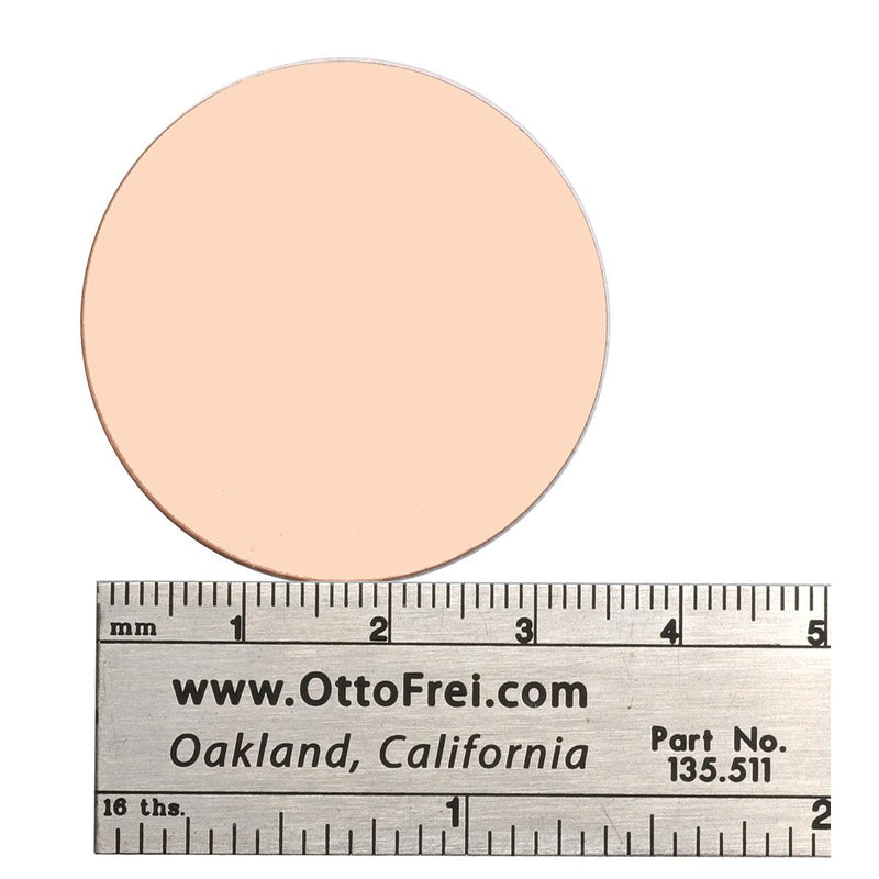 24 Gauge Circle 1-1/2" Diameter Pack of 6 - Otto Frei
