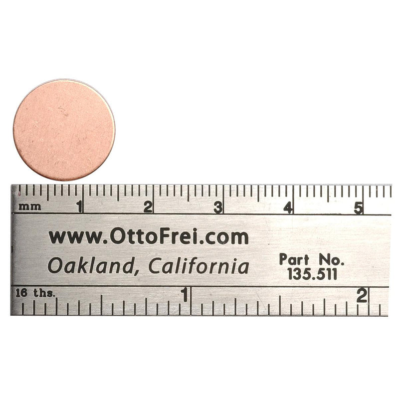 24 Gauge Circle 1/2" Diameter Pack of 6 - Otto Frei