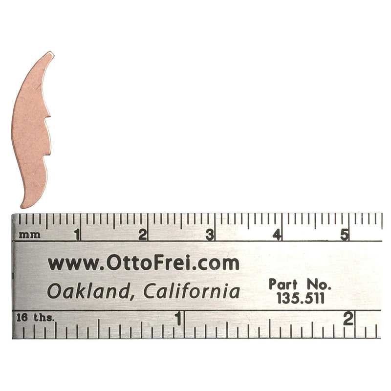 24 Gauge Feather 1" Pack of 6 - Otto Frei