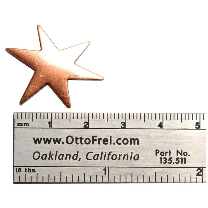 24 Gauge Funky Star 1-1/8'' Pack of 6 - Otto Frei