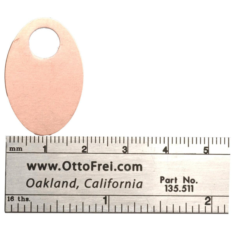 24 Gauge Oval Washer 1-3/16" x 3/4" Diameter With 5/16" Inside Diameter Pack of 6 - Otto Frei