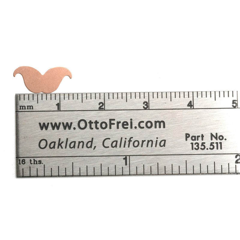 24 Gauge Small Mustache Pack of 6 - Otto Frei