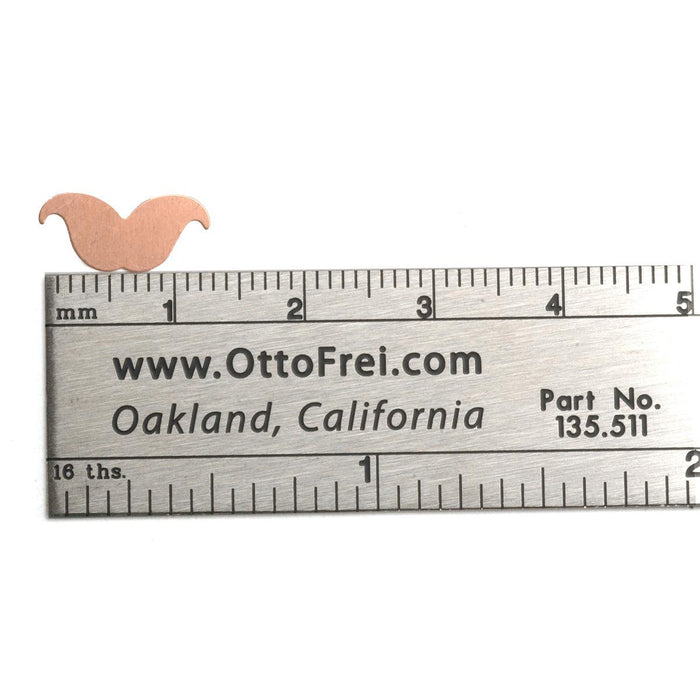 24 Gauge Small Mustache Pack of 6 - Otto Frei