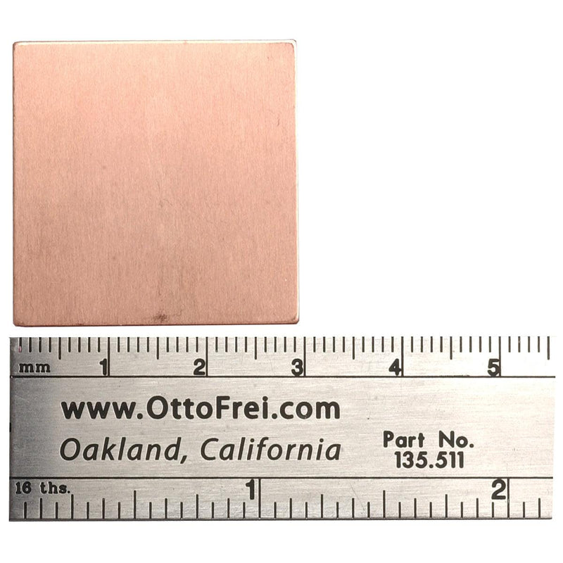 24 Gauge Square 1-1/16" Pack of 6 - Otto Frei