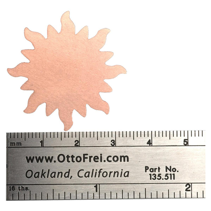 24 Gauge Sunburst 1-1/4'' Pack of 6 - Otto Frei