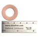 24 Gauge Washer 1" Diameter With 1/2" Inside Diameter Pack of 6 - Otto Frei