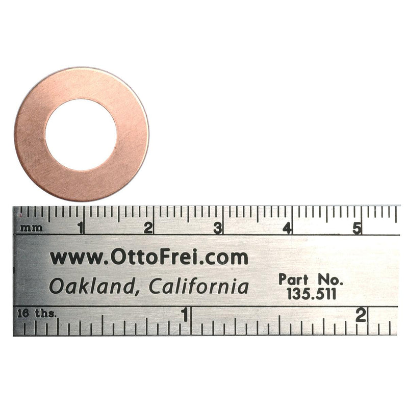 24 Gauge Washer 3/4" Diameter With 3/8" Inside Diameter Pack of 6 - Otto Frei