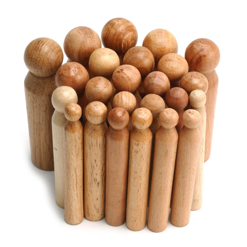 24 Piece Wood Dapping Punch Set - 3/8" to 7/8" - Otto Frei