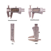 3-Way Electronic Digital Caliper-MM-Inch-Fractional Inch - Otto Frei